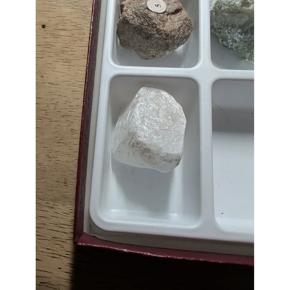 Geology Mineral Hardness Test Kit - Mohs Scale Minerals - Education Study Set VG